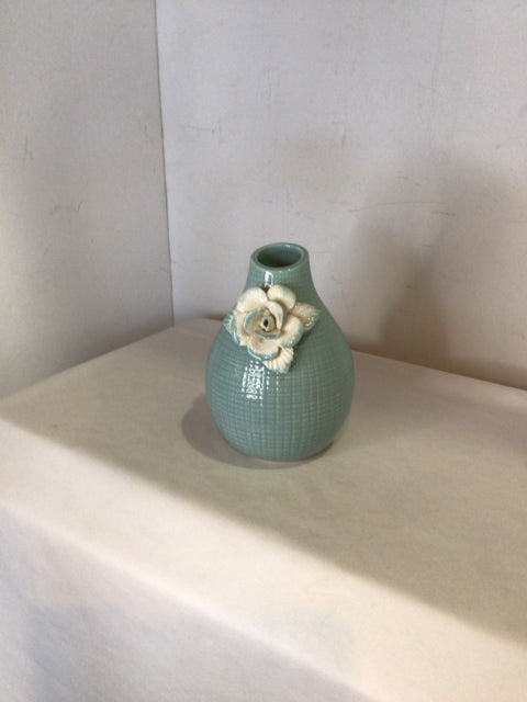 Aqua Ceramic Vase