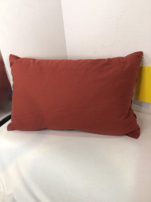 Calvin Klein Red Cotton Pillow