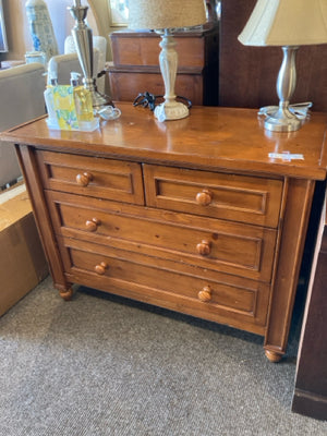 Wood 3 drawer Brown Dresser/Chest