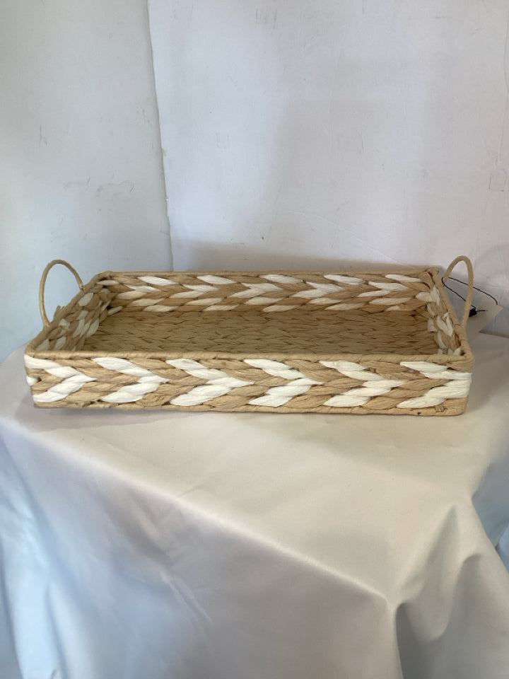 Rectangle Tan Basket