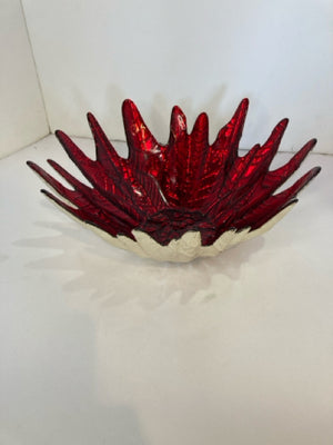 Red Glass Bowl
