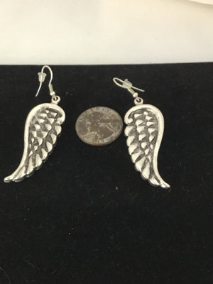 Silver Wings Earrings