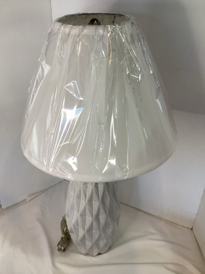 Table White Ceramic Lamp