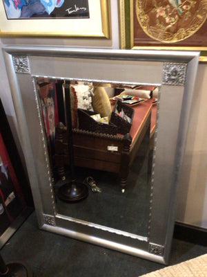Silver Wood Mirror