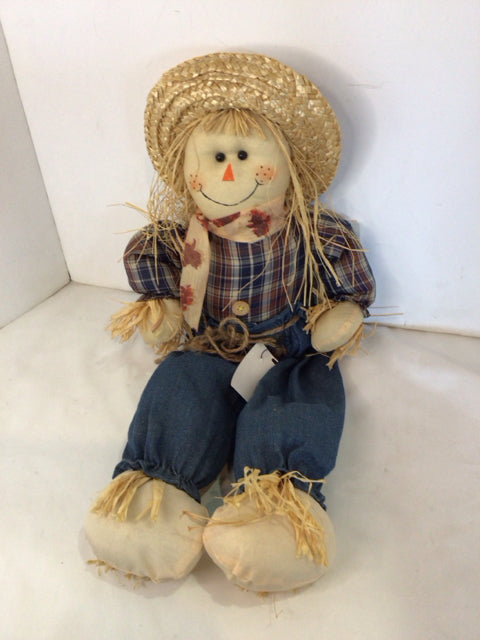 Halloween Multi-Color Cloth Scarecrow Boy Holiday Item