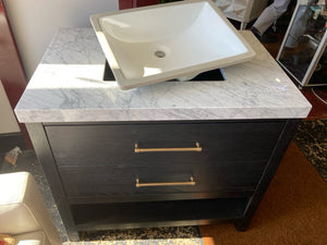 Storage Sink Bathroom Blue/White VanityBRL46T4E