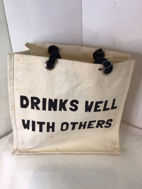 Cotton Cream/Black Bag