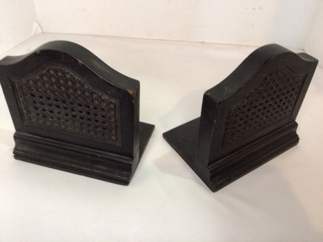Brown Wood Book Ends
