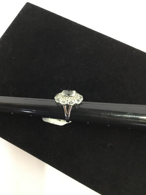 White Rhinestone Ring