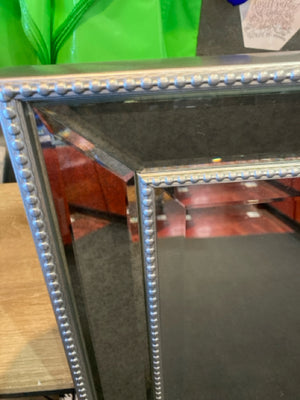 Silver Beveled Mirror