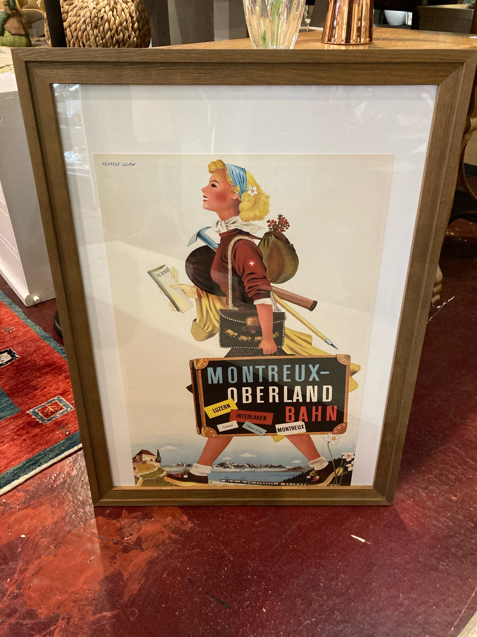 Poster Girl Framed Art
