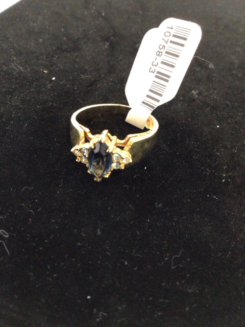 Gold Rhinestone Ring