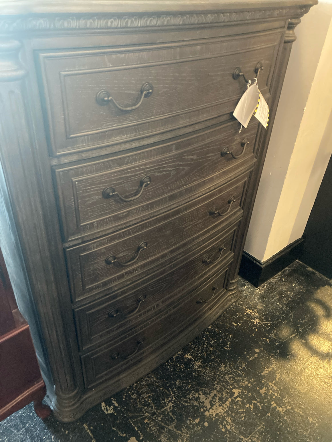 Furniture of America Traditional Wood AS IS Brown Dresser/Chest FOA-CM7661C