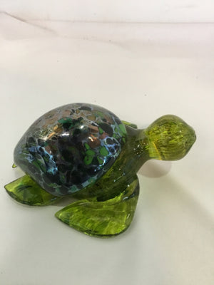 Green Glass Turtle Misc