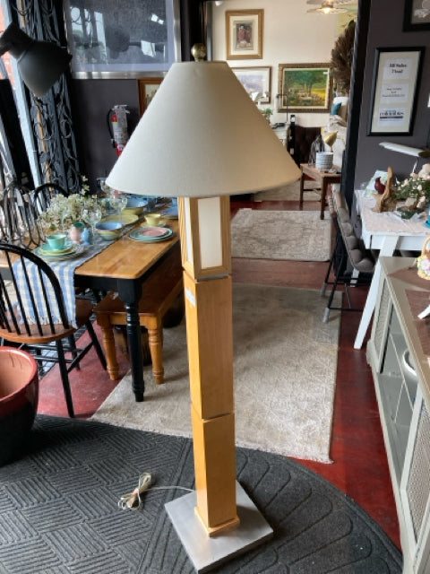 Floor Light Wood Lamp