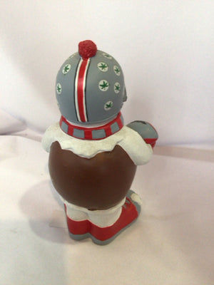 Forever Collectibles Red/Gray Resin Snowman OSU Figurine