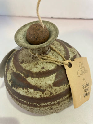 Brown Ceramic Candle
