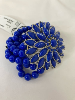 Beads Blue Flower Bracelet