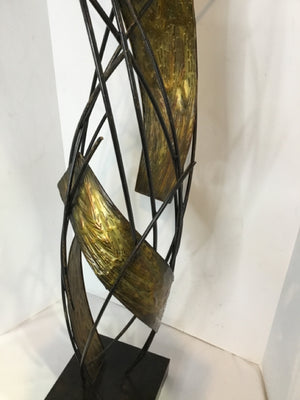 Modern Bronze Metal Sculpture