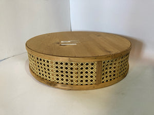 Deep Wicker Rattan Tray