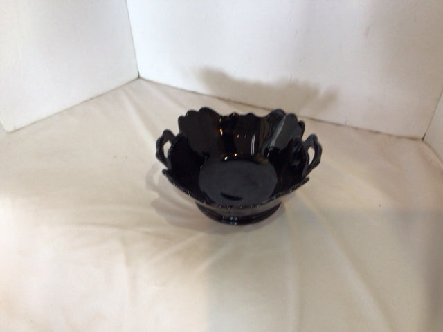 Black Glass Bowl