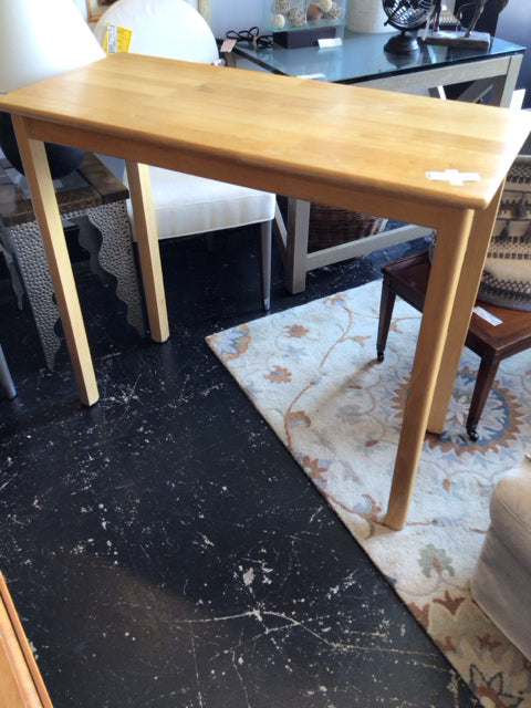Console Wood Tan Table