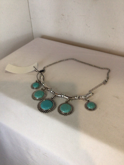 Silver/Blue Necklace