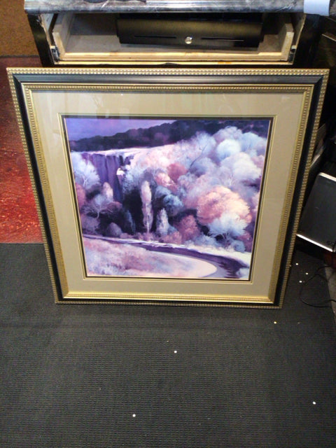 Multi-Color Landscape Autumn Framed Art