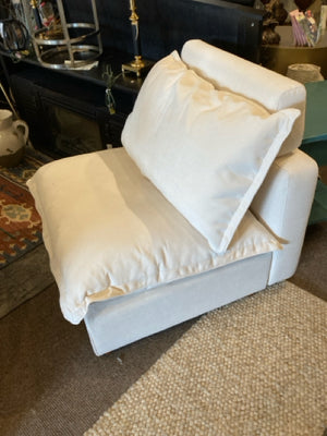 Homebody Armless White Chair 4W8RS3WH
