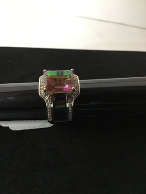 Purple Rhinestone Ring