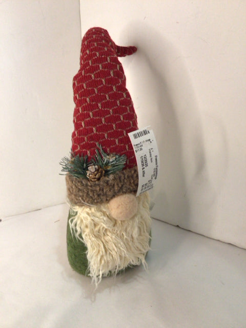 Red/Green Knit Gnome Holiday Item