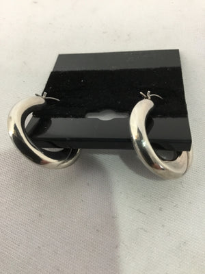 Metal Silver Earrings