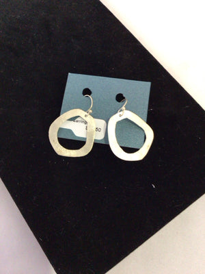 Silver Circle Earrings