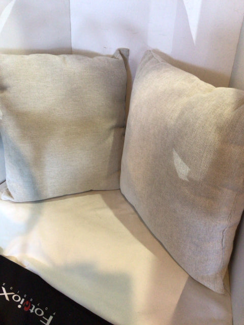 Cream Cotton Pair Pillow Set