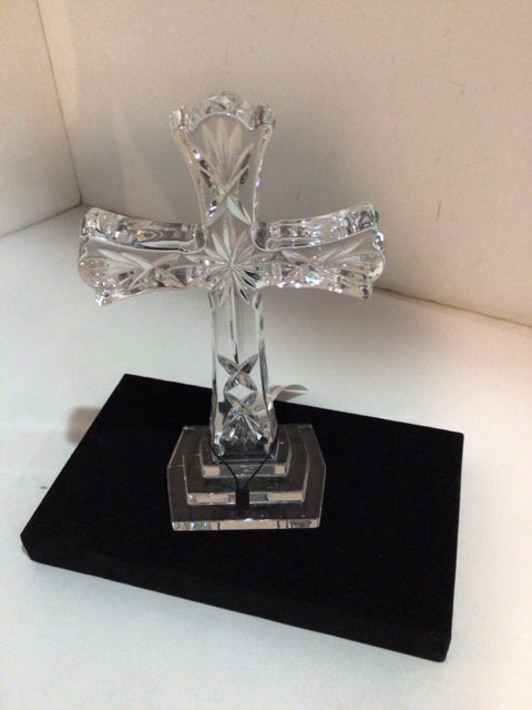 Waterford Clear Crystal Cross Figurine