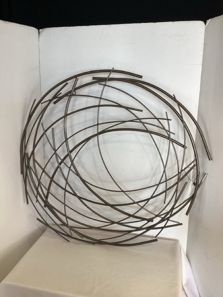 Metal Gray Wall Decoration Art