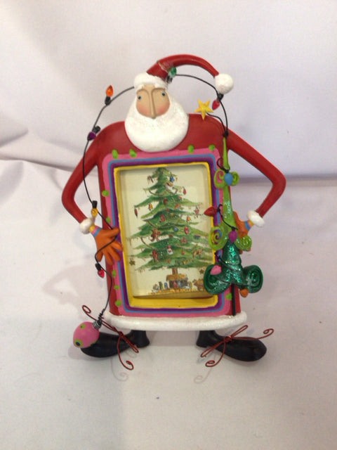 Frame Red Santa Holiday Item