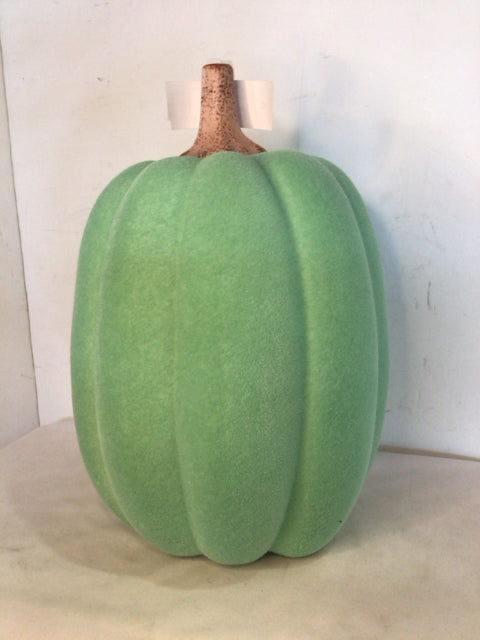 Halloween Green Plastic Pumpkin Holiday Item