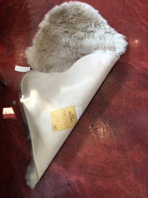 World Market Faux Fur Taupe Rug