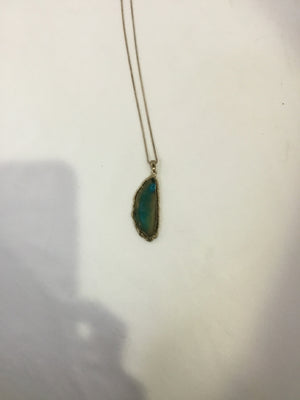 Blue/Silver Labradorite Necklace