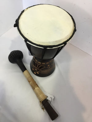 African Brown Wood Drum
