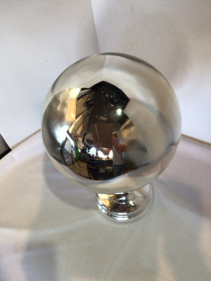 Two's Company Silver Pedestal Ball