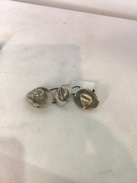 Sterling Silver Silver Set of 3 Pin