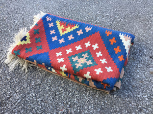 Turkish Kilim Tribal Multi-Color Rug