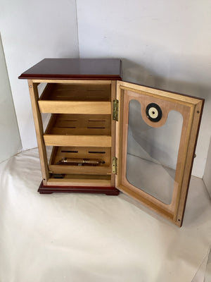 Milano Brown Wood Humidor