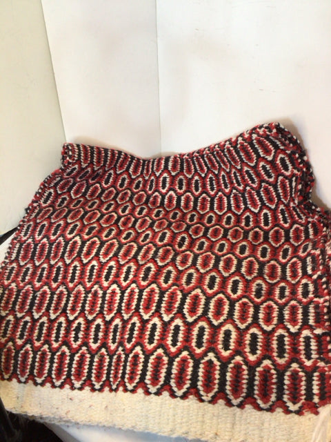 Cotton Red/Black Rug