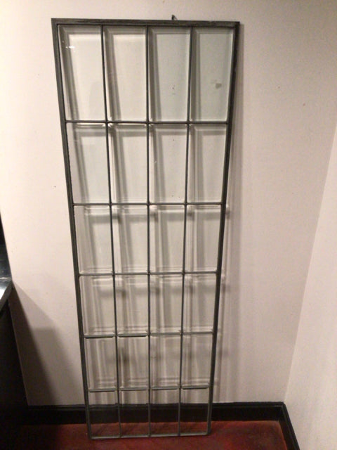 Clear Leaded Glass Rectangle Window