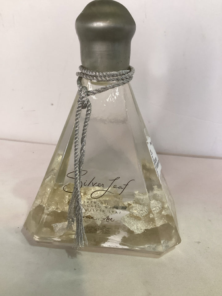 Clear/Silver Triangle Bottle