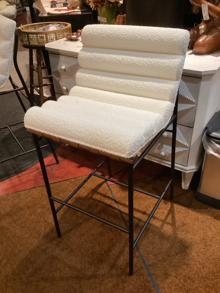 Denver Modern Vail Boucle WhiteBarstool/Bar Stool B4GAKBFT
