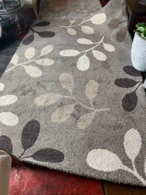 Polypropelyne Gray/Black Rug